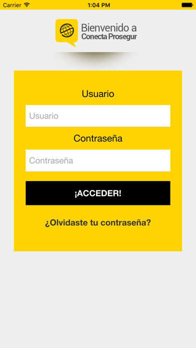 Emulate iPhone app Conecta Prosegur using MyAndroid Emulate iPhone app Conecta Prosegur using MyAndroid