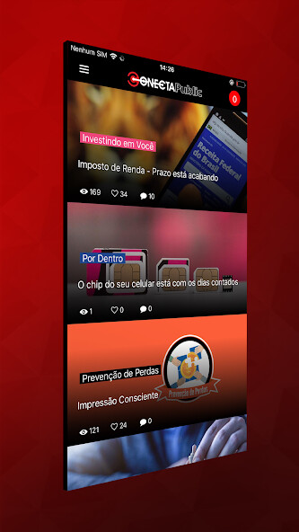 Emulate iPhone app Conecta Public using MyAndroid