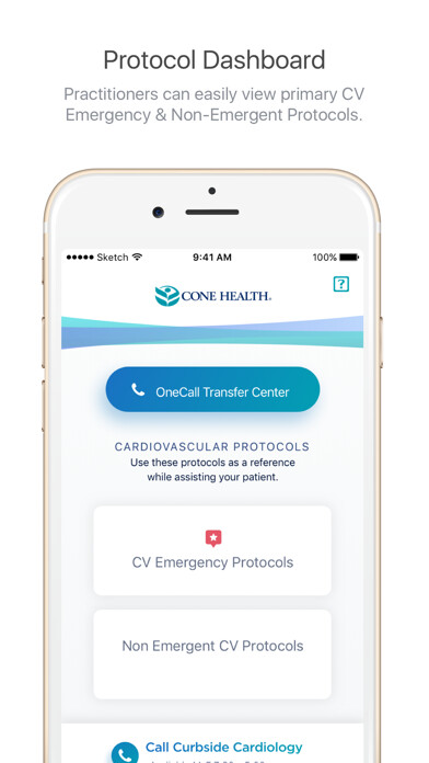 Emulate iPhone app Cone Health CV One Call using MyAndroid Emulate iPhone app Cone Health CV One Call using MyAndroid