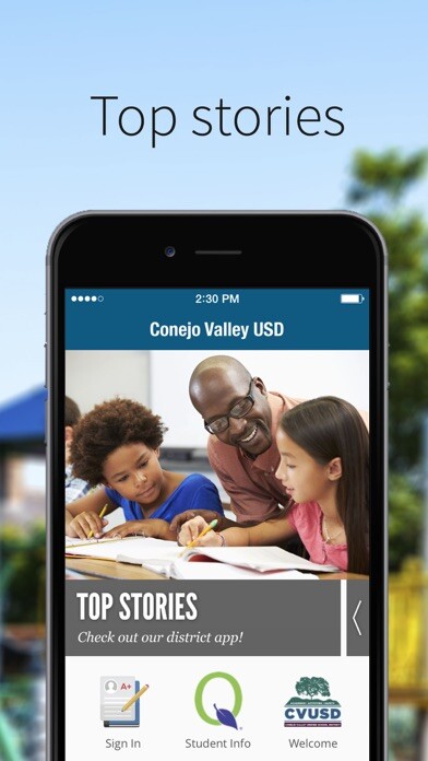 Emulate iPhone app Conejo Valley USD using MyAndroid Emulate iPhone app Conejo Valley USD using MyAndroid
