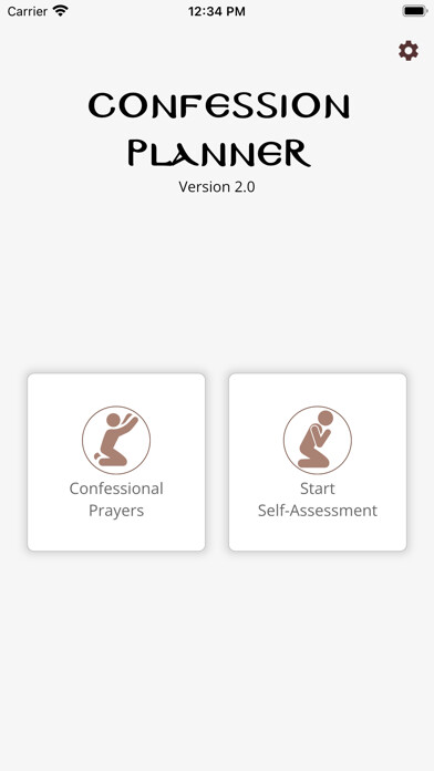 Emulate iPhone app Confession Planner using MyAndroid