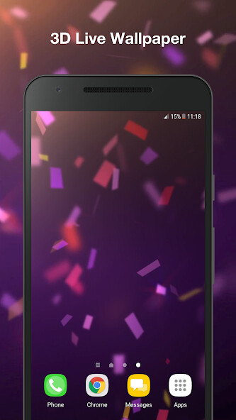 Run android online APK Confetti Live Wallpaper PRO from MyAndroid or emulate Confetti Live Wallpaper PRO using MyAndroid