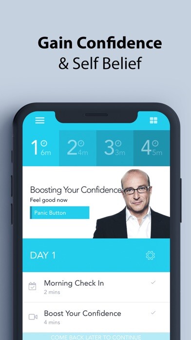 Emulate iPhone app Confidence Motivation Hypnosis using MyAndroid
