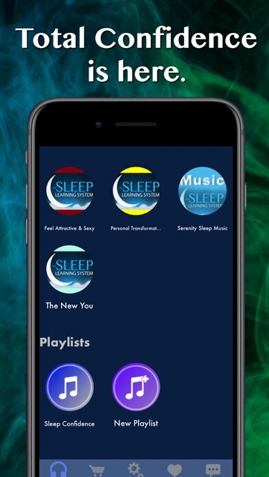 Emulate iPhone app Confidence - Sleep Hypnosis using MyAndroid