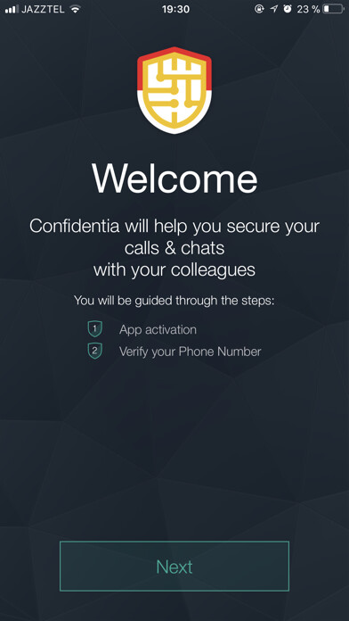 Emulate iPhone app Confidentia using MyAndroid Emulate iPhone app Confidentia using MyAndroid