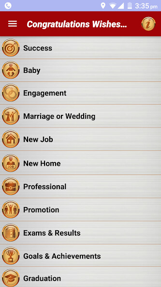 Emulate Android APK Congratulations Greeting Cards