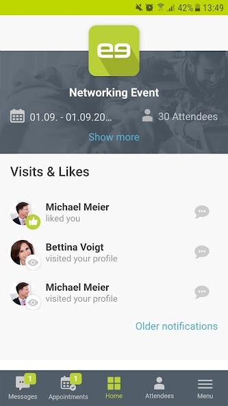 Run android online APK congreet - easy networking from MyAndroid or emulate congreet - easy networking using MyAndroid