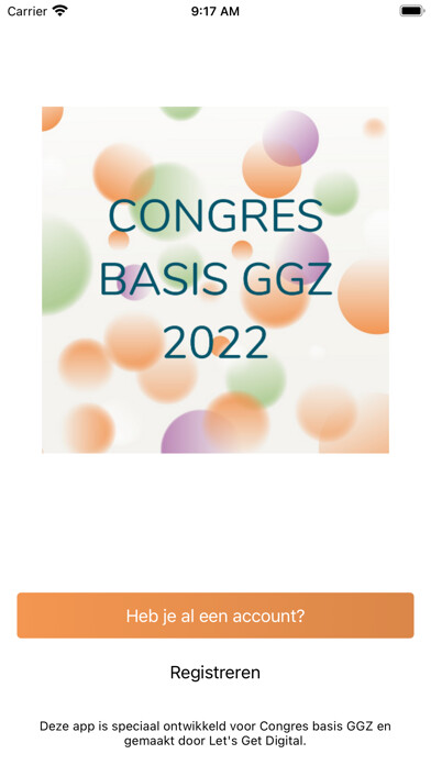 Emulate iPhone app Congres Basis GGZ 2022 using MyAndroid Emulate iPhone app Congres Basis GGZ 2022 using MyAndroid