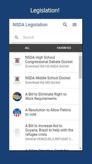 Emulate iPhone app Congressional Debate using MyAndroid Emulate iPhone app Congressional Debate using MyAndroid