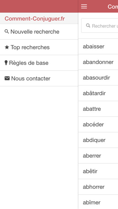 Emulate iPhone app Conjuguer : le conjugueur simple et gratuit using MyAndroid Emulate iPhone app Conjuguer : le conjugueur simple et gratuit using MyAndroid