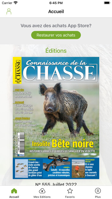 Emulate iPhone app Connaissance de la Chasse using MyAndroid Emulate iPhone app Connaissance de la Chasse using MyAndroid