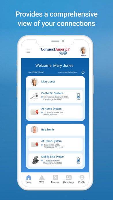 Run android online APK Connect America Notify from MyAndroid or emulate Connect America Notify using MyAndroid