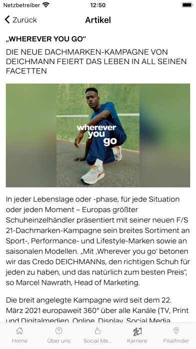 Emulate iPhone app connect by Deichmann using MyAndroid Emulate iPhone app connect by Deichmann using MyAndroid