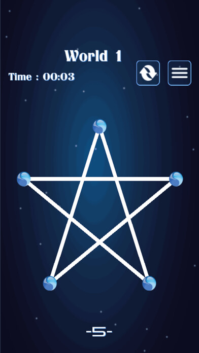 Emulate iPhone app Connect dots puzzle using MyAndroid