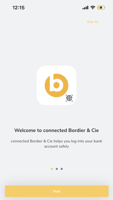 Emulate iPhone app connected Bordier & Cie using MyAndroid Emulate iPhone app connected Bordier & Cie using MyAndroid