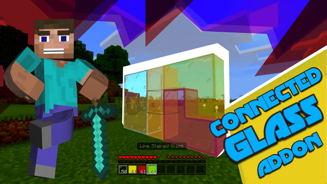 Run android online APK Connected Glass Addon for MCPE from MyAndroid or emulate Connected Glass Addon for MCPE using MyAndroid