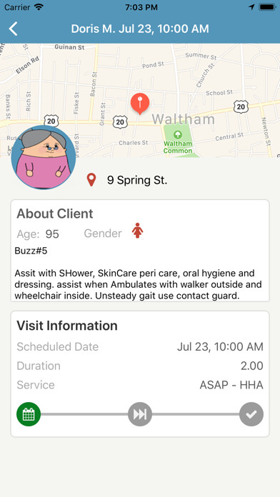 Emulate iPhone app Connected Home Care using MyAndroid