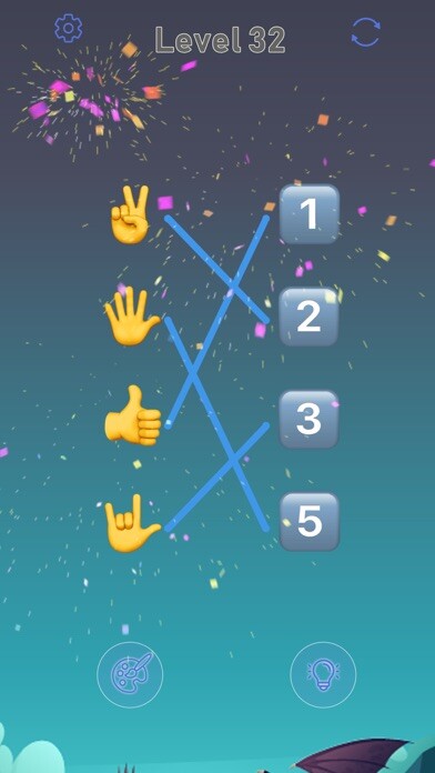 Emulate iPhone app Connect Emoji Puzzle using MyAndroid