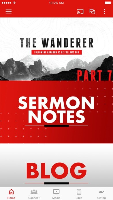 Emulate iPhone app Connection Point Church Wylie using MyAndroid Emulate iPhone app Connection Point Church Wylie using MyAndroid