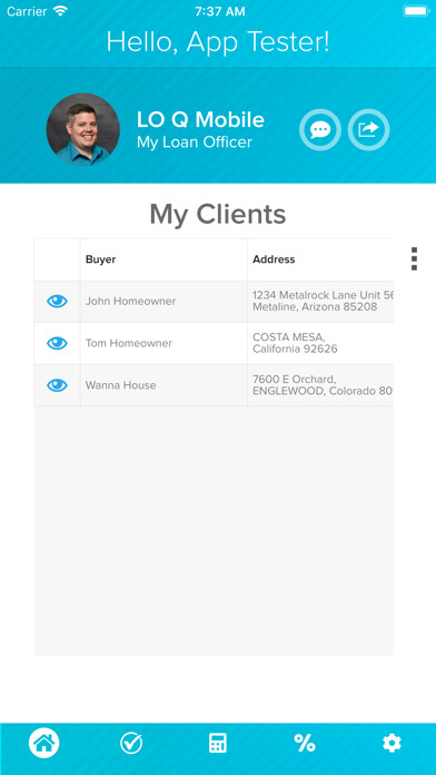 Emulate iPhone app Connections by Cherry Creek using MyAndroid