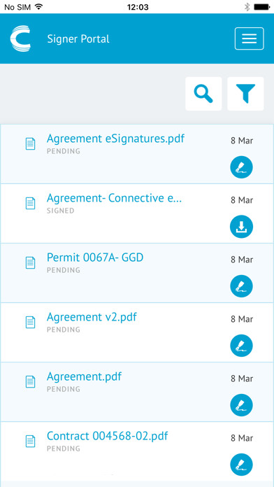Emulate iPhone app Connective eSignatures using MyAndroid Emulate iPhone app Connective eSignatures using MyAndroid