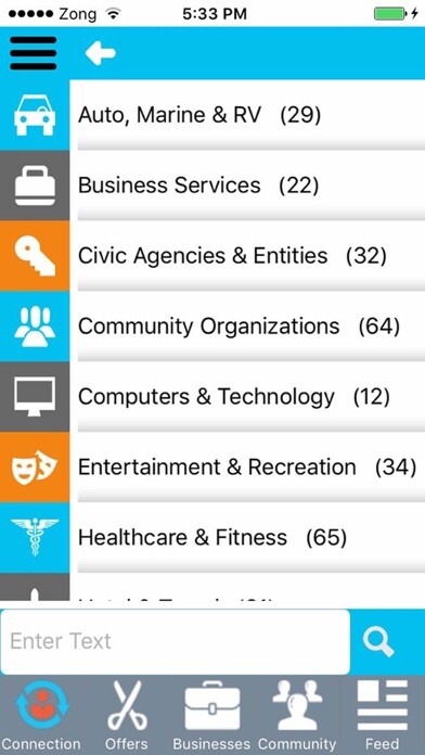 Emulate iPhone app ConnectLocal using MyAndroid