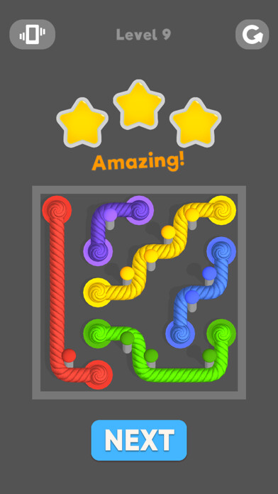 Emulate iPhone app Connect Ropes 3D using MyAndroid Emulate iPhone app Connect Ropes 3D using MyAndroid