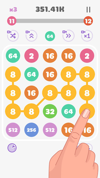 Emulate iPhone app Connect the Pops! using MyAndroid