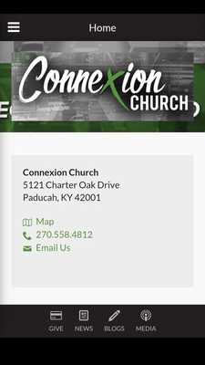 Emulate Android APK Connexion Church