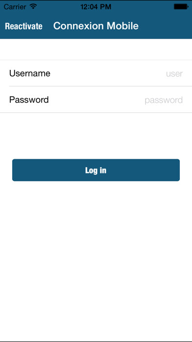 Emulate iPhone app ConnexionMobile using MyAndroid Emulate iPhone app ConnexionMobile using MyAndroid