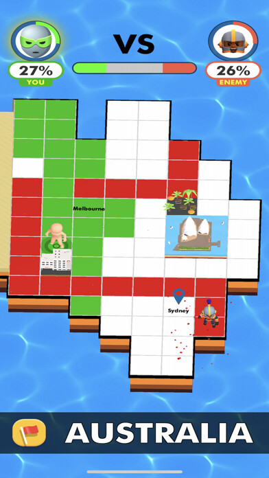 Emulate iPhone app Conquer World using MyAndroid Emulate iPhone app Conquer World using MyAndroid