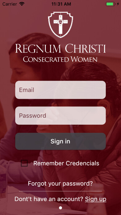 Emulate iPhone app Consagradas Regnum Christi using MyAndroid Emulate iPhone app Consagradas Regnum Christi using MyAndroid