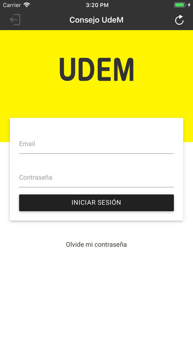 Emulate iPhone app Consejo UDEM using MyAndroid Emulate iPhone app Consejo UDEM using MyAndroid