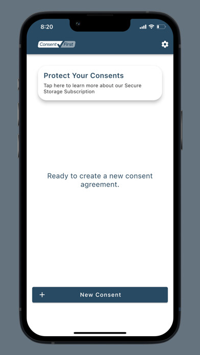 Emulate iPhone app Consent First Mobile using MyAndroid