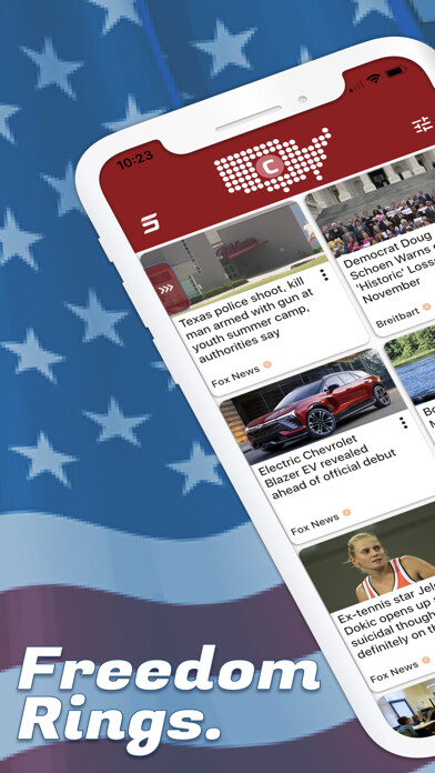 Emulate iPhone app Conservative News America using MyAndroid Emulate iPhone app Conservative News America using MyAndroid