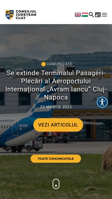 Emulate iPhone app Consiliul Județean Cluj using MyAndroid