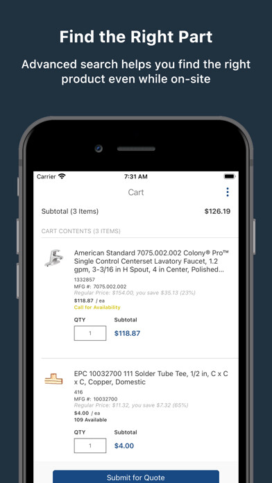 Emulate iPhone app Consolidated Supply Co. using MyAndroid Emulate iPhone app Consolidated Supply Co. using MyAndroid