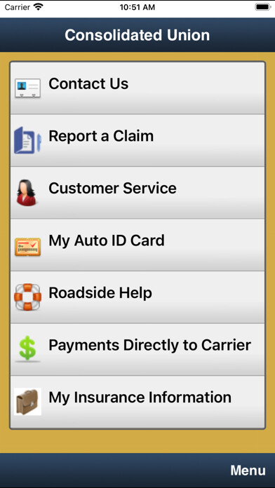Emulate iPhone app Consolidated Union using MyAndroid