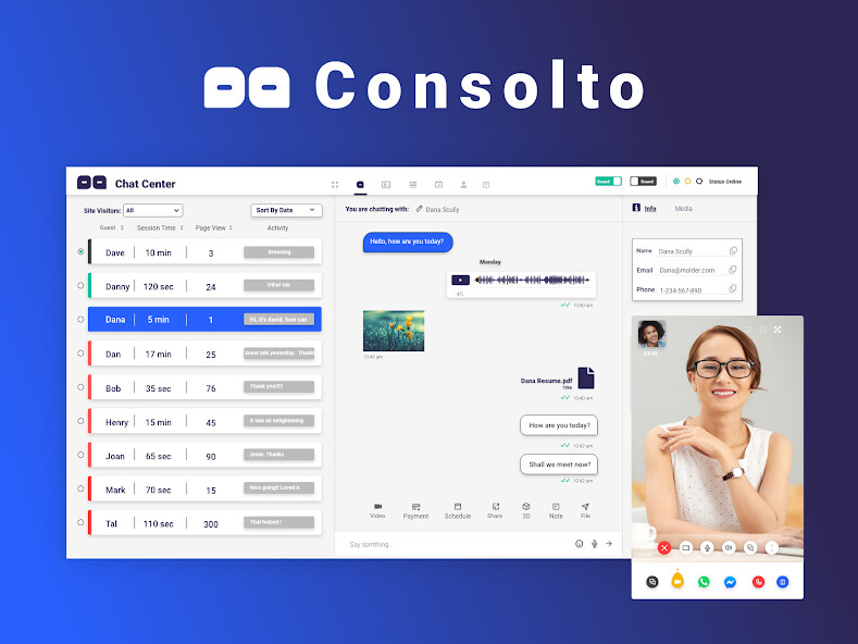 Run android online APK Consolto Business Video Chat from MyAndroid or emulate Consolto Business Video Chat using MyAndroid