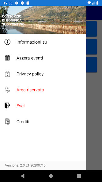 Run android online APK Consorzio di Bonifica Sud Pontino from MyAndroid or emulate Consorzio di Bonifica Sud Pontino using MyAndroid
