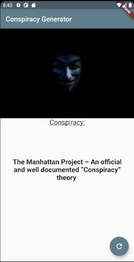 Run android online APK Conspiracy Generator from MyAndroid or emulate Conspiracy Generator using MyAndroid