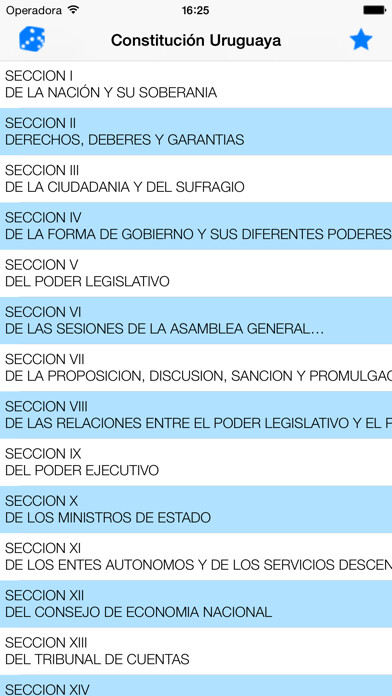 Emulate iPhone app Constitución Uruguaya using MyAndroid Emulate iPhone app Constitución Uruguaya using MyAndroid