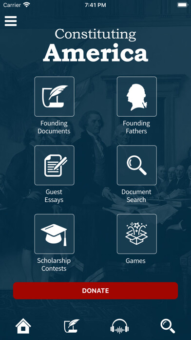 Emulate iPhone app Constituting America using MyAndroid Emulate iPhone app Constituting America using MyAndroid