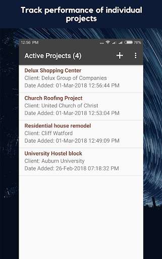 Emulate Android APK Construction Accounting Companion