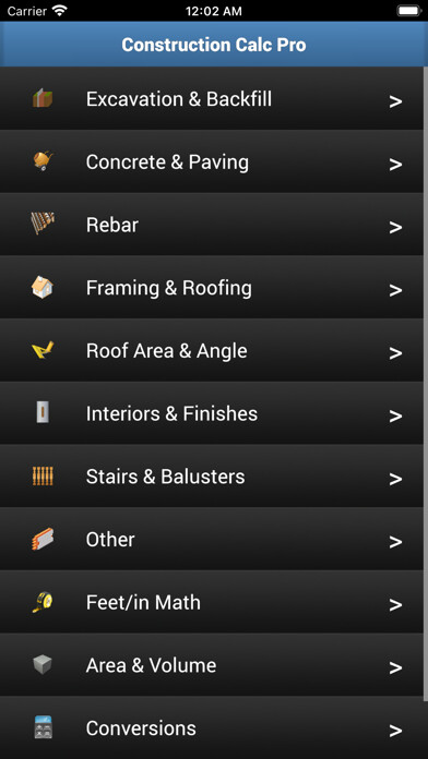 Emulate iPhone app Construction Calc Pro 6 using MyAndroid Emulate iPhone app Construction Calc Pro 6 using MyAndroid
