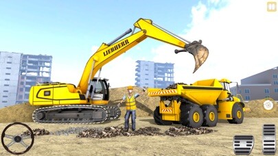 Emulate iPhone app Construction city Excavator 3d using MyAndroid