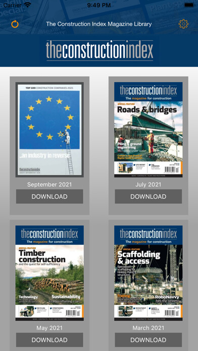 Emulate iPhone app Construction Index Magazine using MyAndroid Emulate iPhone app Construction Index Magazine using MyAndroid