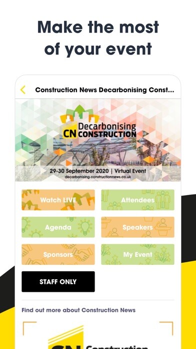 Emulate iPhone app Construction News Events using MyAndroid
