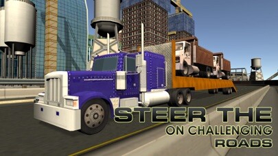 Emulate iPhone app Construction Vehicle Transporter – Truck driving using MyAndroid