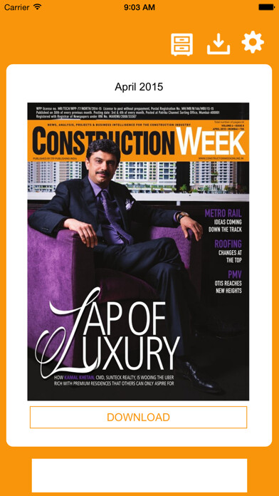 Emulate iPhone app Construction Week India using MyAndroid Emulate iPhone app Construction Week India using MyAndroid